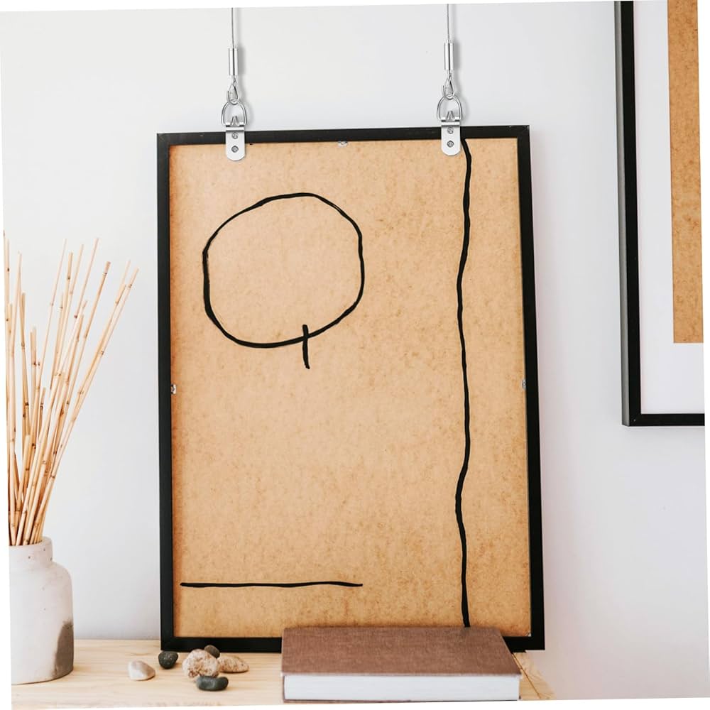 Amazon | LIFKICH 1 セット 高品質の画像吊り下げワイヤー 絵画吊り