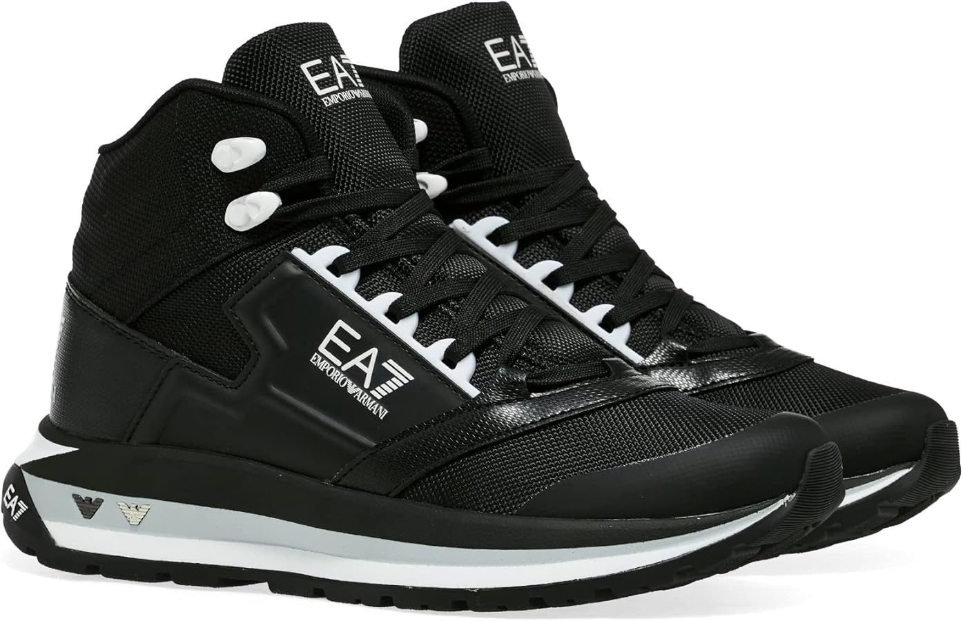 Emporio Armani EA7 Ice Altura Men's Boots - Black/White UK 7