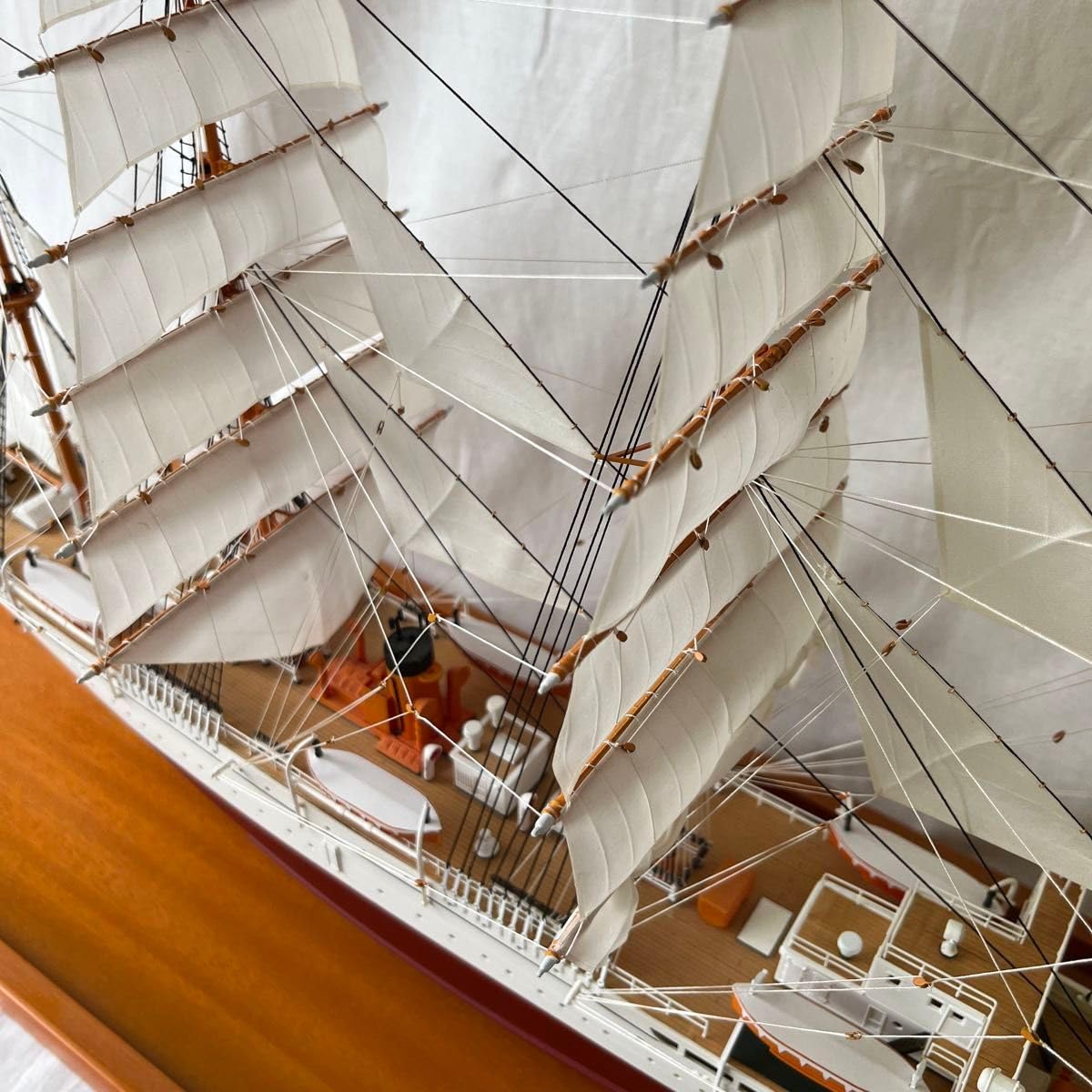Amazon | 大型帆船模型 初代日本丸 模型 ガラスケース入り