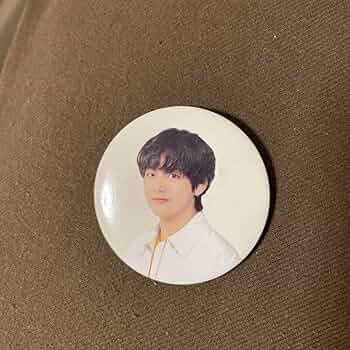 Amazon | BTS Vテテ キムテヒョン 缶バッジ love yourself | バッジ