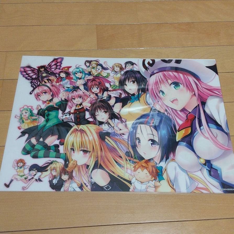 Amazon.co.jp: ToLOVEる 原画展 クリアポスター 全員集合 : ホビー