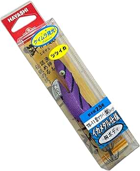 Amazon | 林釣漁具製作所(HAYASHI) 餌木猿ツツイカ 2.5号 TE-11 紫