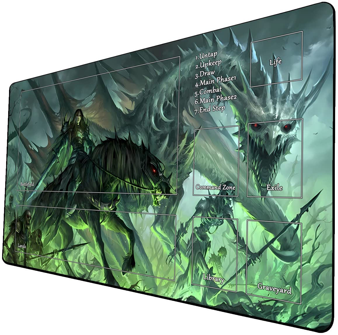 Amazon | MTG プレイマット ゲームプレイマット MTG TCG 24 x 14インチ