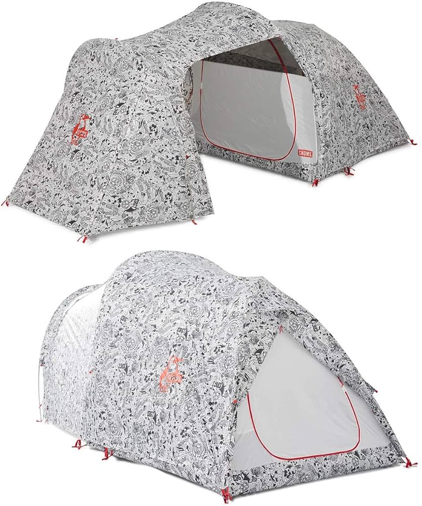 Amazon | チャムス (CHUMS) ビートル 2ルームテント ラブ&ピース CH62