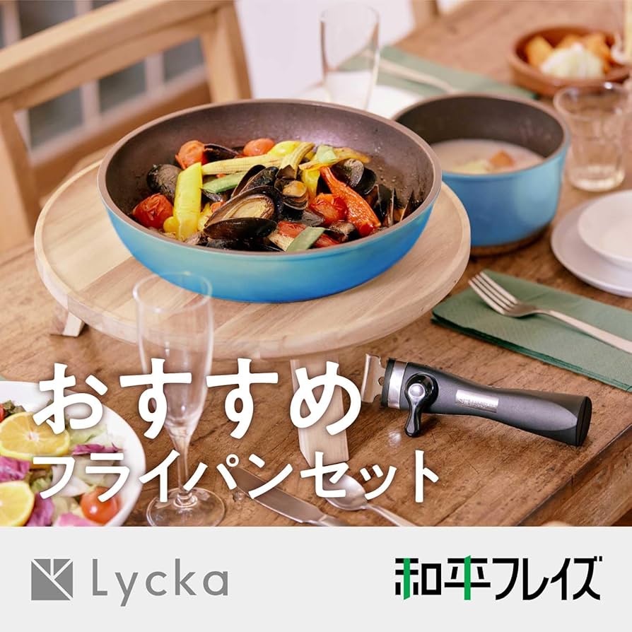 Amazon.co.jp: 和平フレイズ フライパンセット 11点B ターコイズ