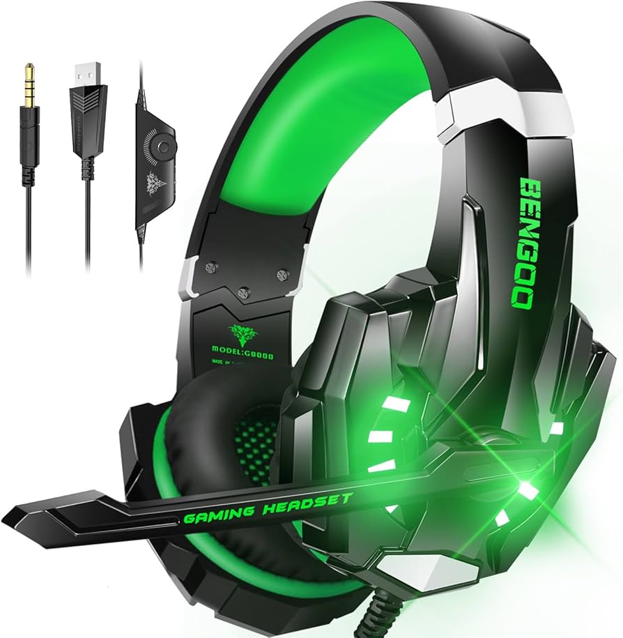 Amazon.co.jp: BENGOO ゲーミングヘッドセット PS5 ヘッドセット