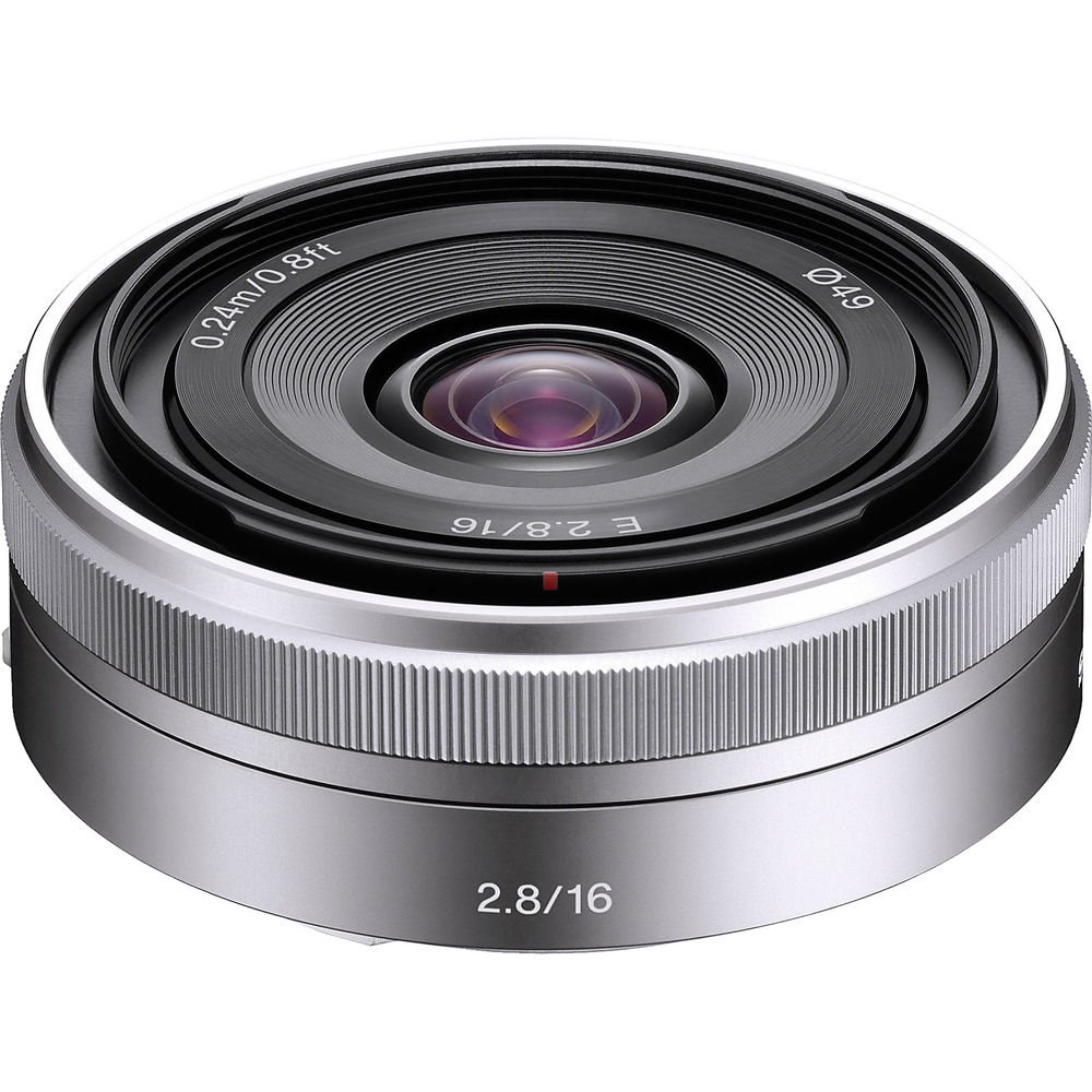 Amazon.com : Sony E 16mm F2.8 Wide-Angle Prime Lens (SEL16F28