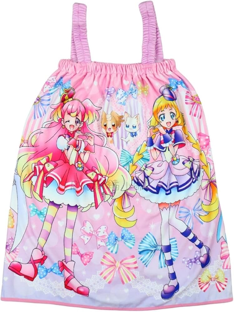 Amazon｜【巻きタオル】わんだふるぷりきゅあ！ ラップドレス サマー