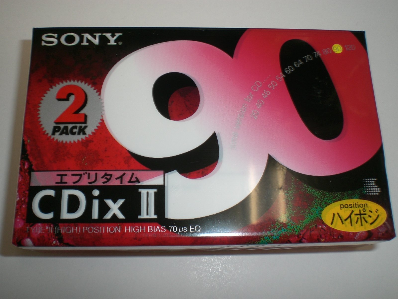 Amazon | ソニー SONY CDix Ⅱ ハイポジション ハイポジ カセット