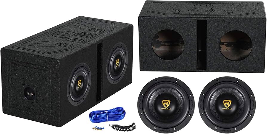 Amazon.com: Rockville W8K9D2 Bundle: (2) 8