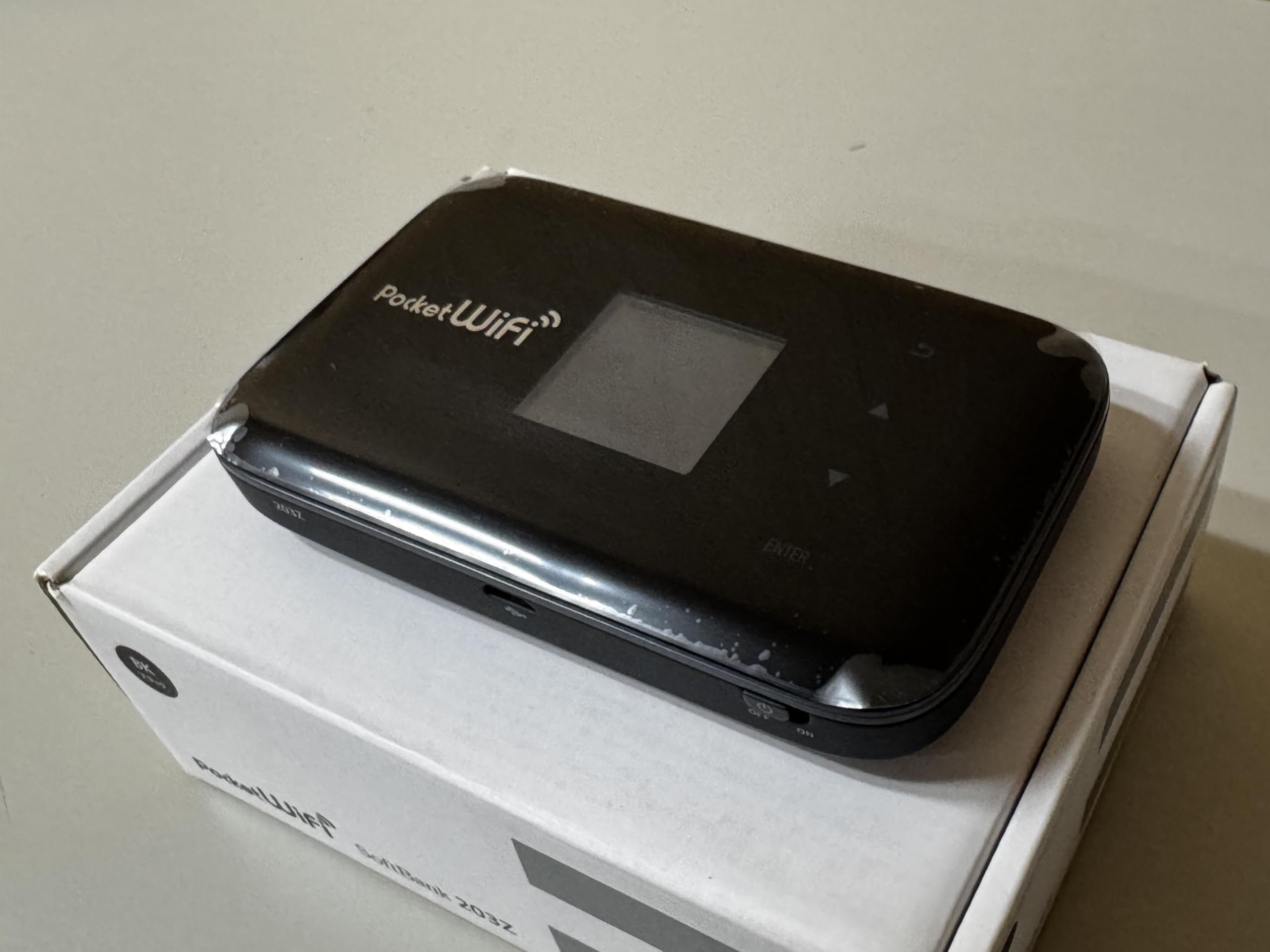 Amazon.co.jp: ZTE Pocket WiFi SoftBank 203Z ブラック : 家電＆カメラ