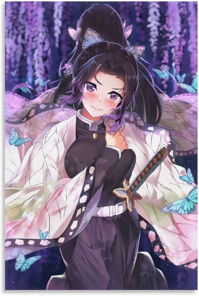 Amazon.co.jp: 鬼滅の刃 胡蝶 しのぶ アニメ あにめ08x12inch(20x30cm