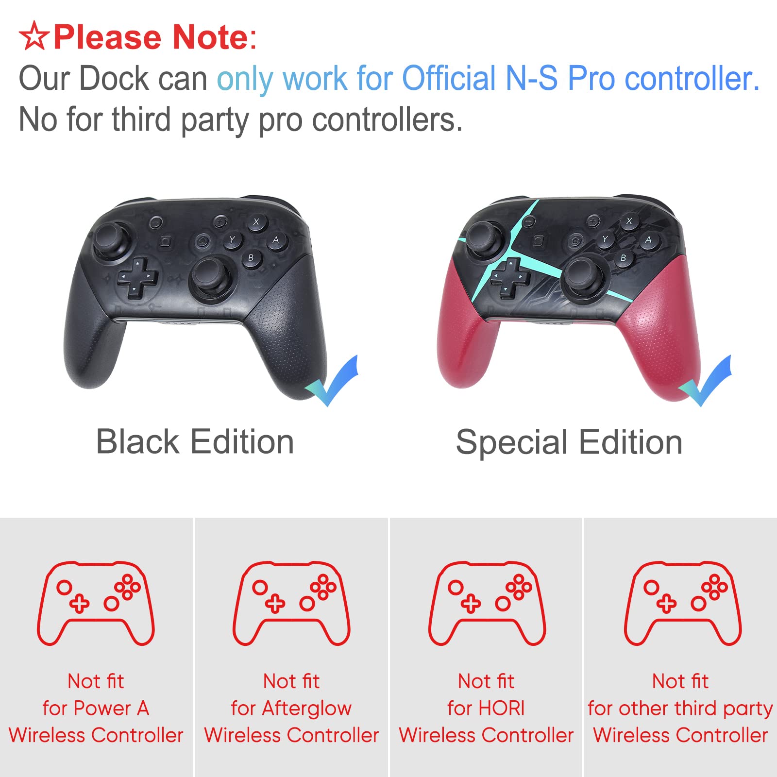 Amazon.co.jp: FastSnail 充電ドック Nintendo Switch Pro