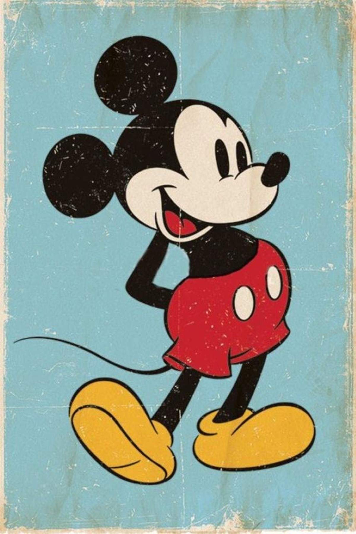 Amazon.com: BUY ART FOR LESS Officially Licensed Retro Disney
