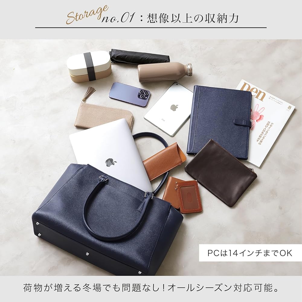 Amazon | [BLUE SINCERE] ビジネスバッグ レディース 本革 A4 大容量