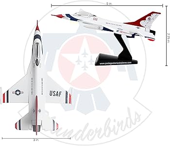 Amazon | POSTAGE STAMP 1/126 F-16 アメリカ空軍 サンダーバーズ #1