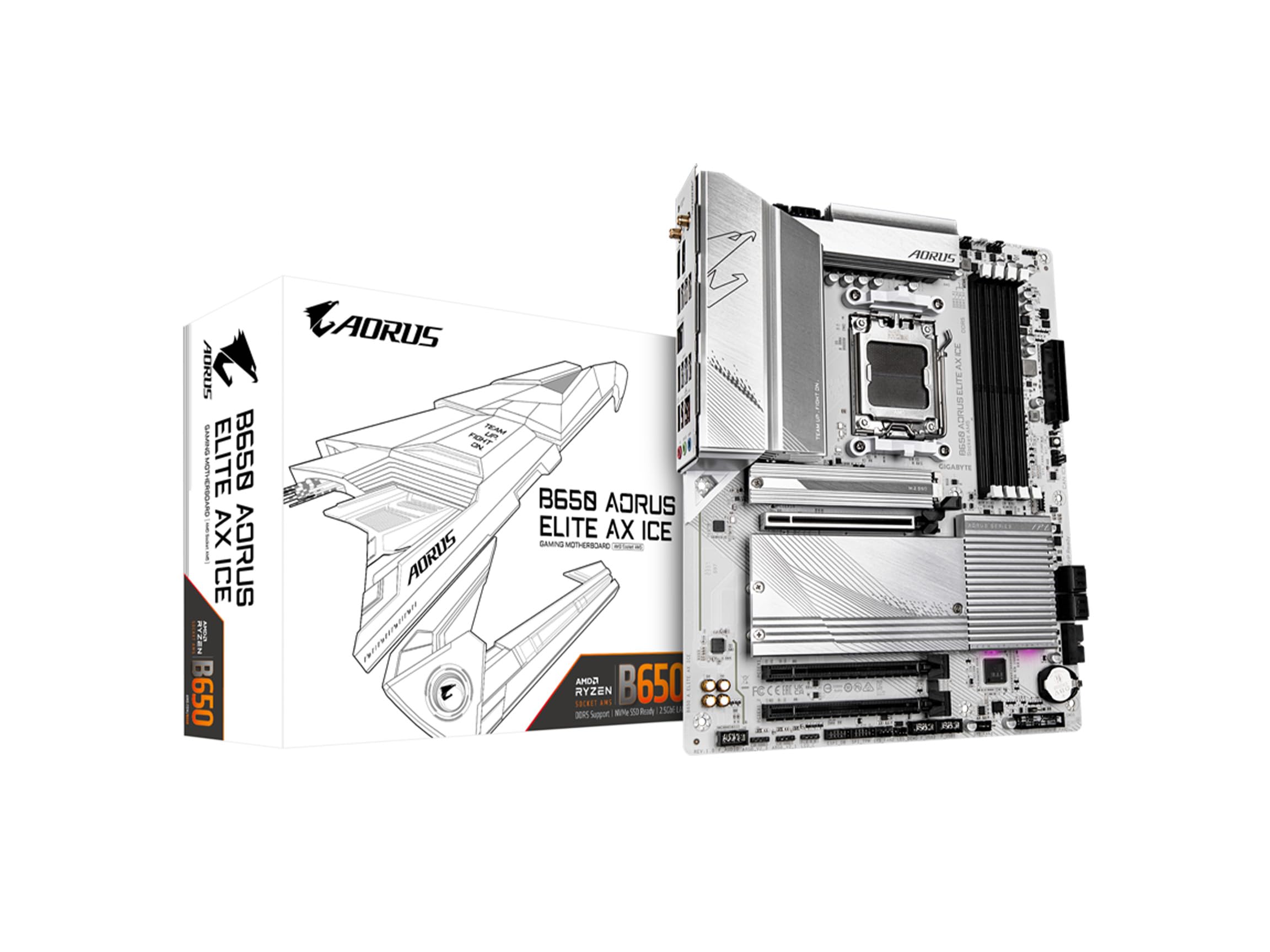 Amazon.com: GIGABYTE B650 AORUS Elite AX ICE AMD AM5 ATX