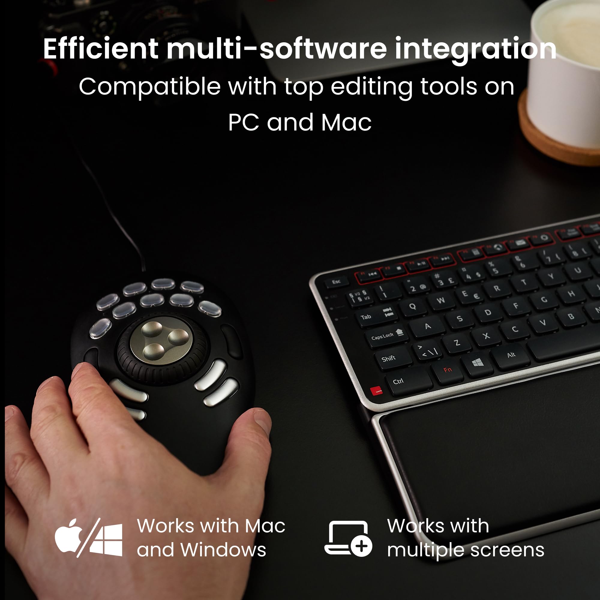 Amazon.co.jp: Contour Shuttle PRO v2 - ジョグホイールと15個の
