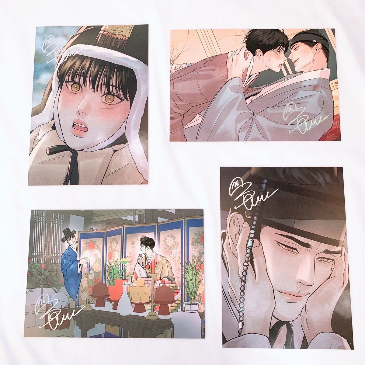 Amazon.co.jp: 夜画帳 コラボカフェ 限定グッズ イラストボード 4種