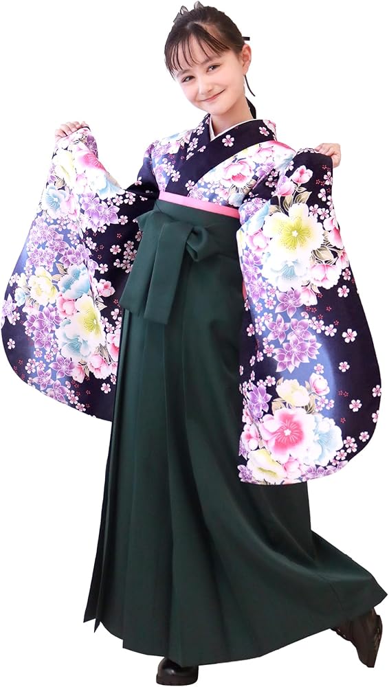 Amazon | [KYOETSU] [キョウエツ] 袴 セット 卒業式 小学生 女の子