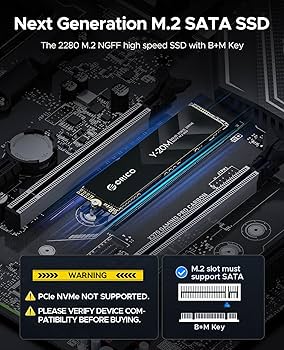 Amazon.com: ORICO M.2 2280 SATA SSD, 512GB Internal M.2 SSD with B