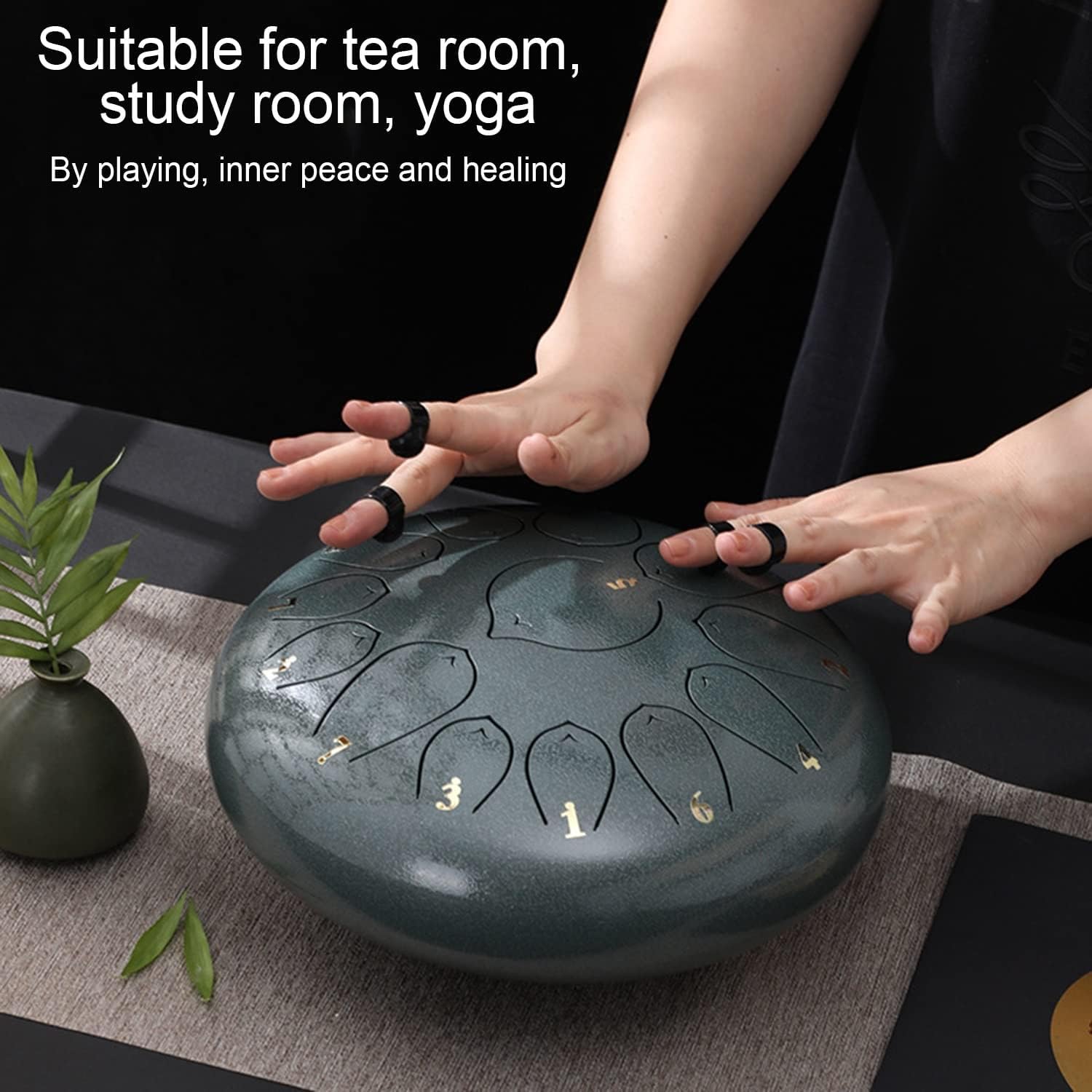 Amazon | スリットドラム 15音12インチCメジャー タングドラム 炭素鋼