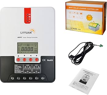 Amazon | LVYUAN（リョクエン）MPPT 40Aソーラー充電コントローラー