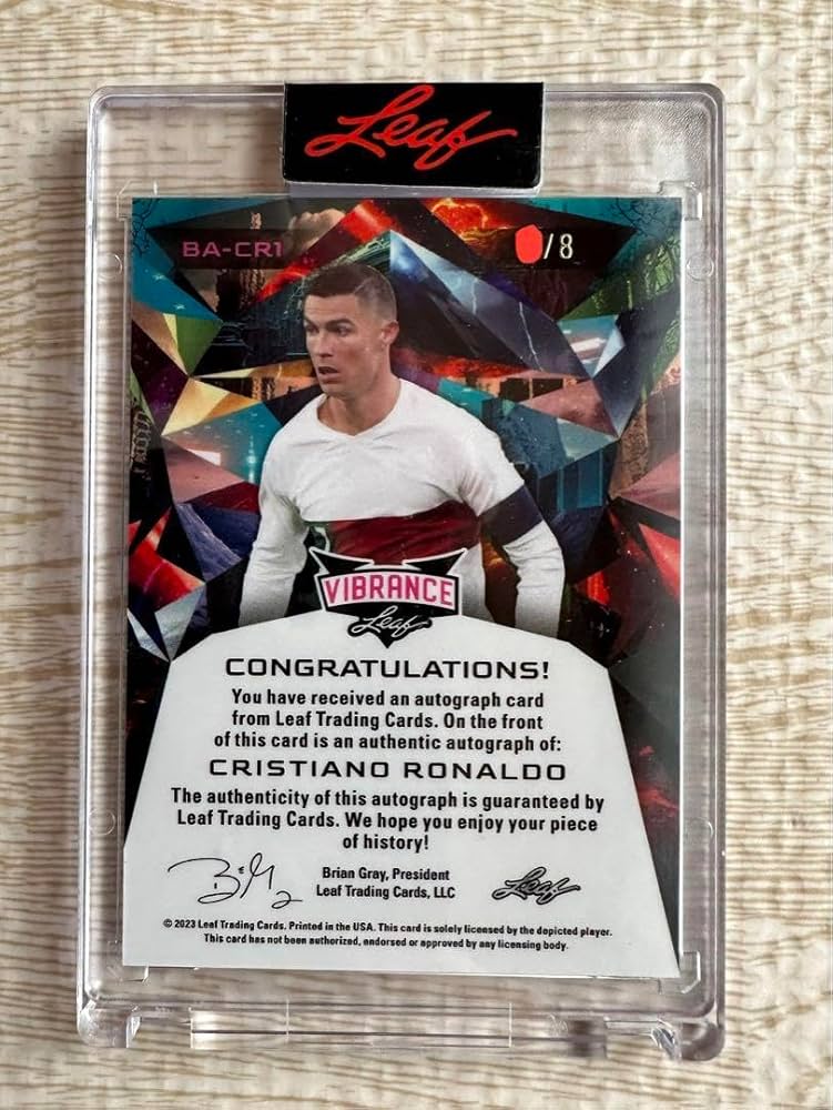 Amazon.co.jp: クリスティアーノロナウド 直筆サインカード オート