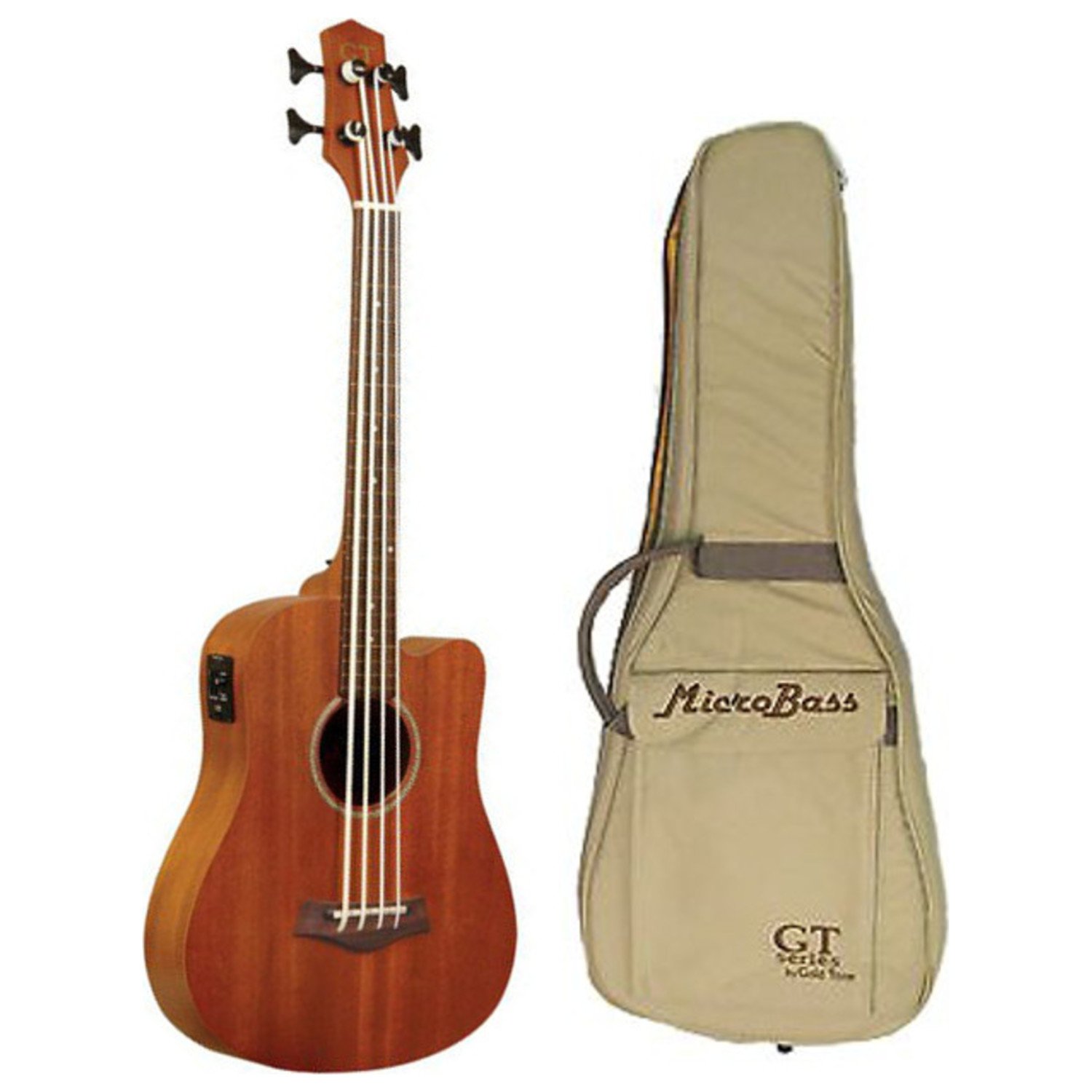 Amazon.com: Goldtone M Bass Microbass Fretless Short-Scaled