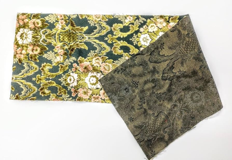 Amazon.co.jp: トラック用 金華山 生地 花籠 グリーン 300×1000mm