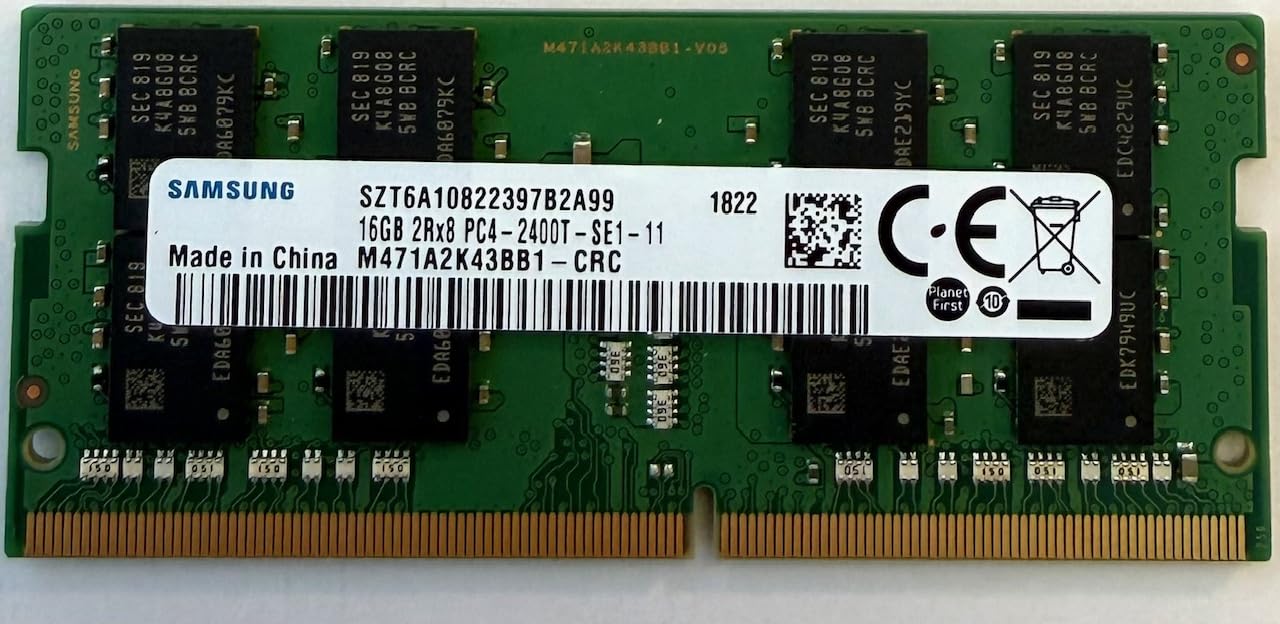 Samsung M471A2K43CB1-CRC 16GB DDR4 2400MHz Memory Module at Amazon.com