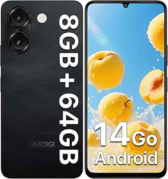 Amazon | UMIDIGI G9A simフリー スマホ 本体 Android 14 Goシステム