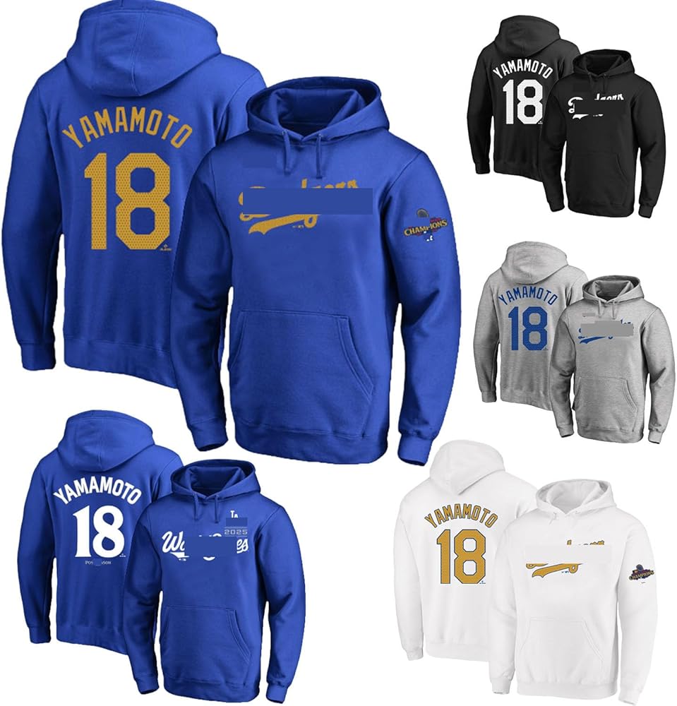 Amazon.co.jp: [IGFANGJM] 山本由伸 パーカー 背番号18 ドジャース