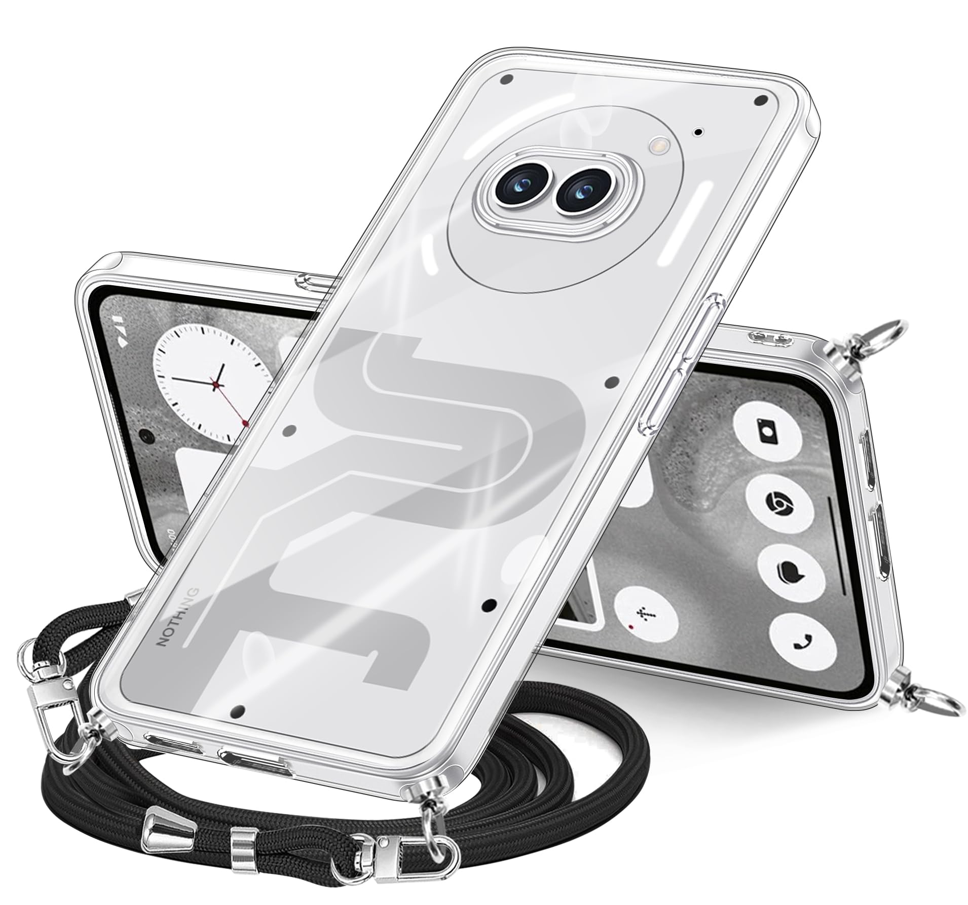 Amazon.co.jp: Nothing Phone 2a ケース クリア ショルダー Nothing