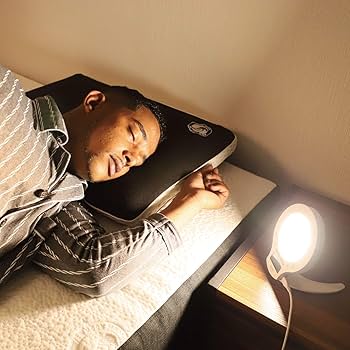 Amazon.co.jp : moonmoon 目覚まし時計 光 inti4s ブラック 目覚まし