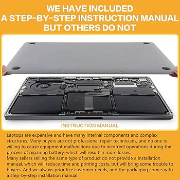 Amazon.com: PlxMxr A1398 Battery Replacement Compatible with Apple