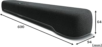 Amazon.co.jp: ヤマハ(YAMAHA) コンパクトサウンドバー SR-C20A 横幅