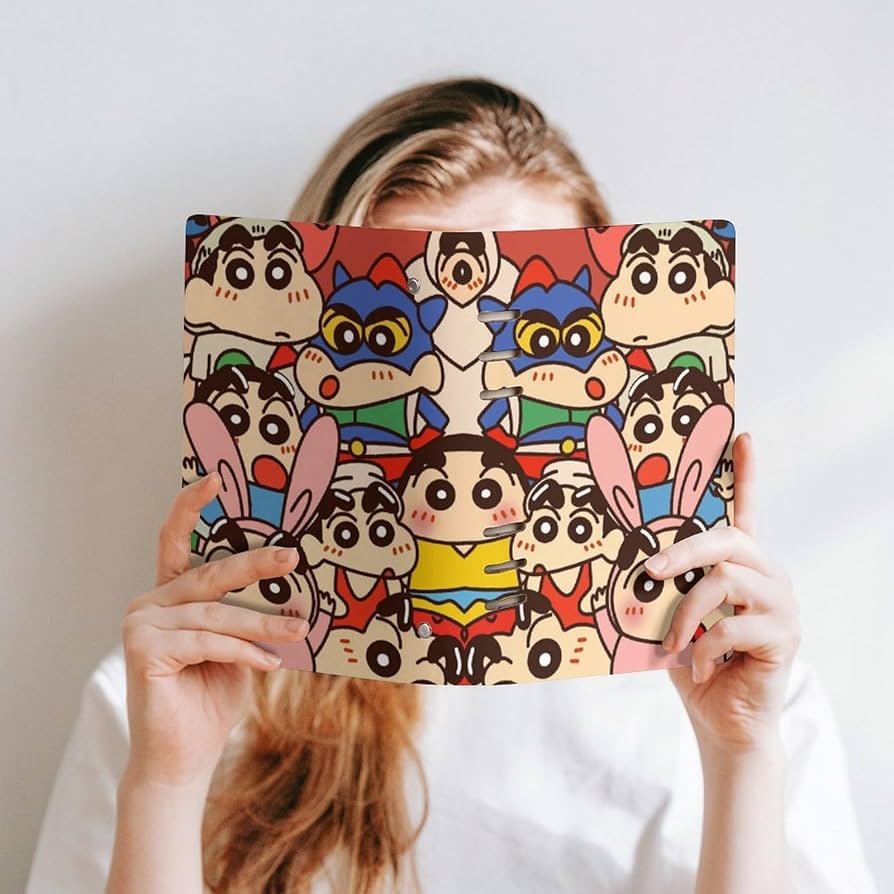 Amazon.co.jp: クレヨンしんちゃん システム手帳 A5 日記帳 メモ帳