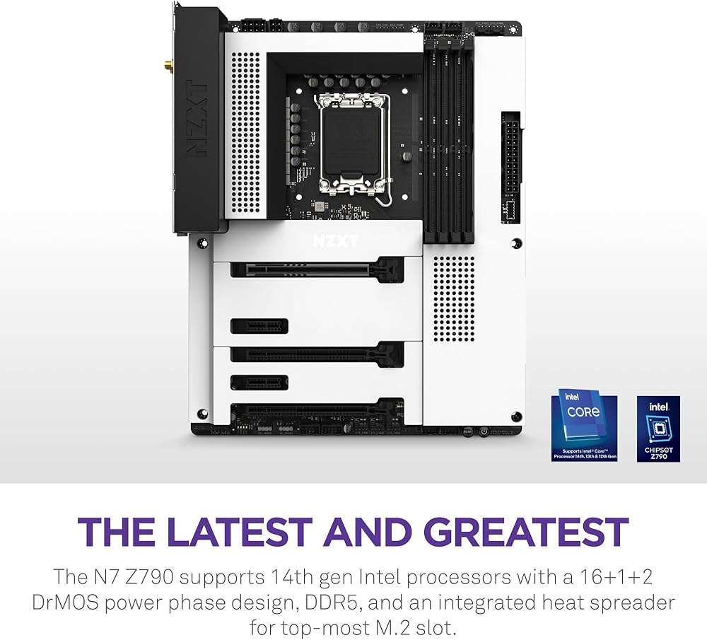 Amazon | NZXT N7 Z790 ATXマザーボード White [Intel Z790チップ