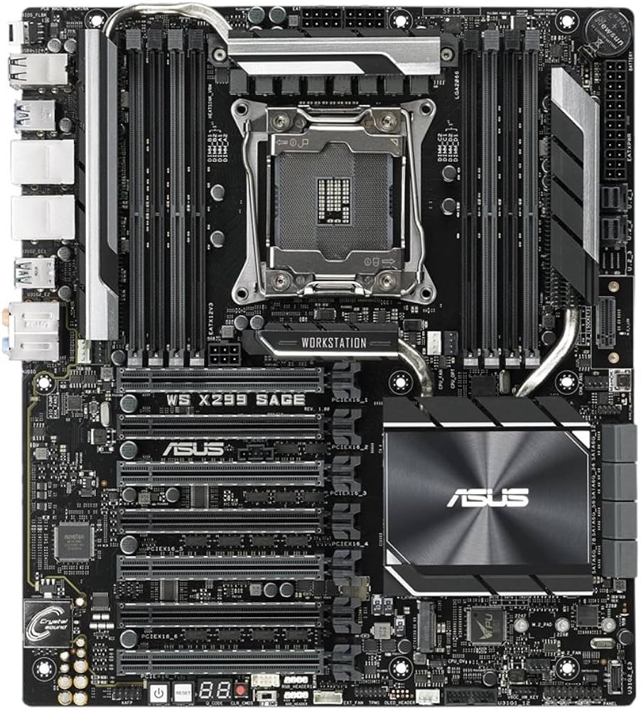 Amazon | ASUS Intel X299搭載 マザーボード LGA2066 対応 WS X299