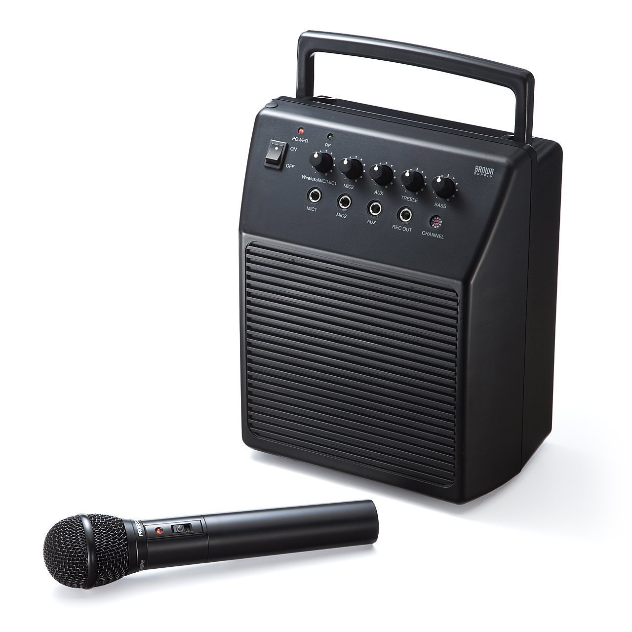 Amazon | サンワダイレクト ワイヤレスマイク スピーカーセット 拡声器