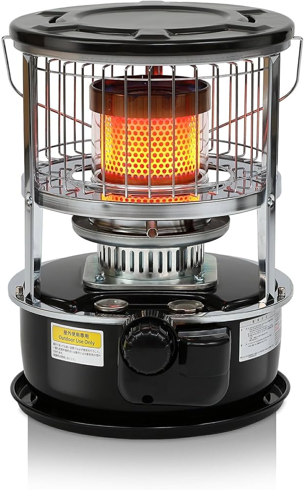 Amazon.co.jp: PASECO JKH-1S Black Convection Oil Stove Kerosene