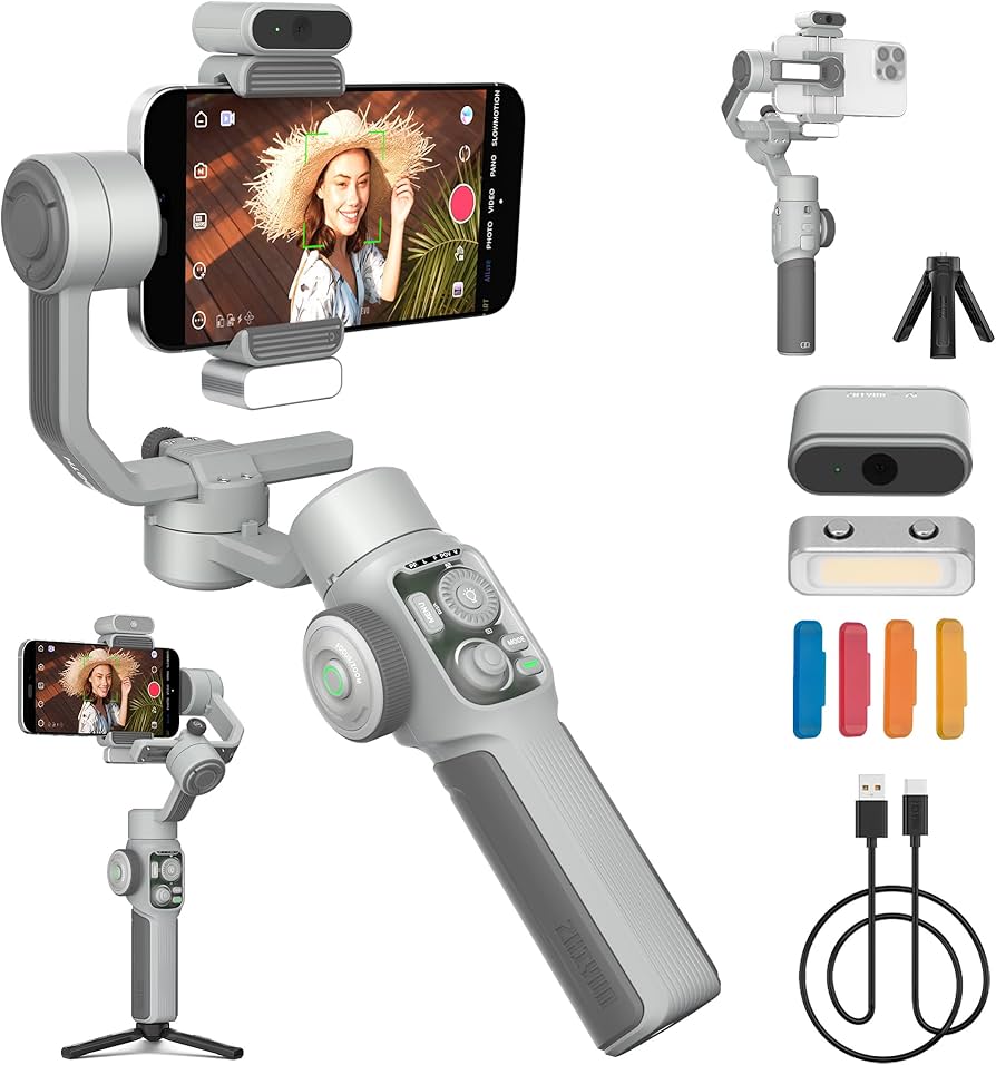 Amazon.com: ZHIYUN CINEPEER Smooth 5E Combo Gimbal Stabilizer for