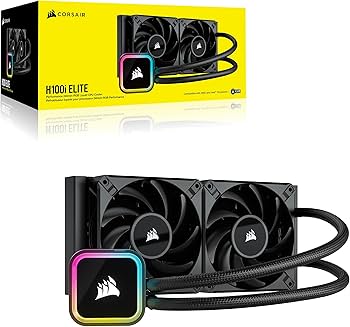 Amazon | CORSAIR iCUE H100i RGB ELITE 水冷式 CPU クーラー LCA