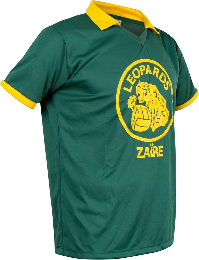 Amazon.com : JL Sport Africa Zaire Leopards T-Shirt Football