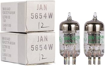 Amazon.com: Matched Pair 7-Pin GE JAN 5654W Vacuum Tubes Upgrade