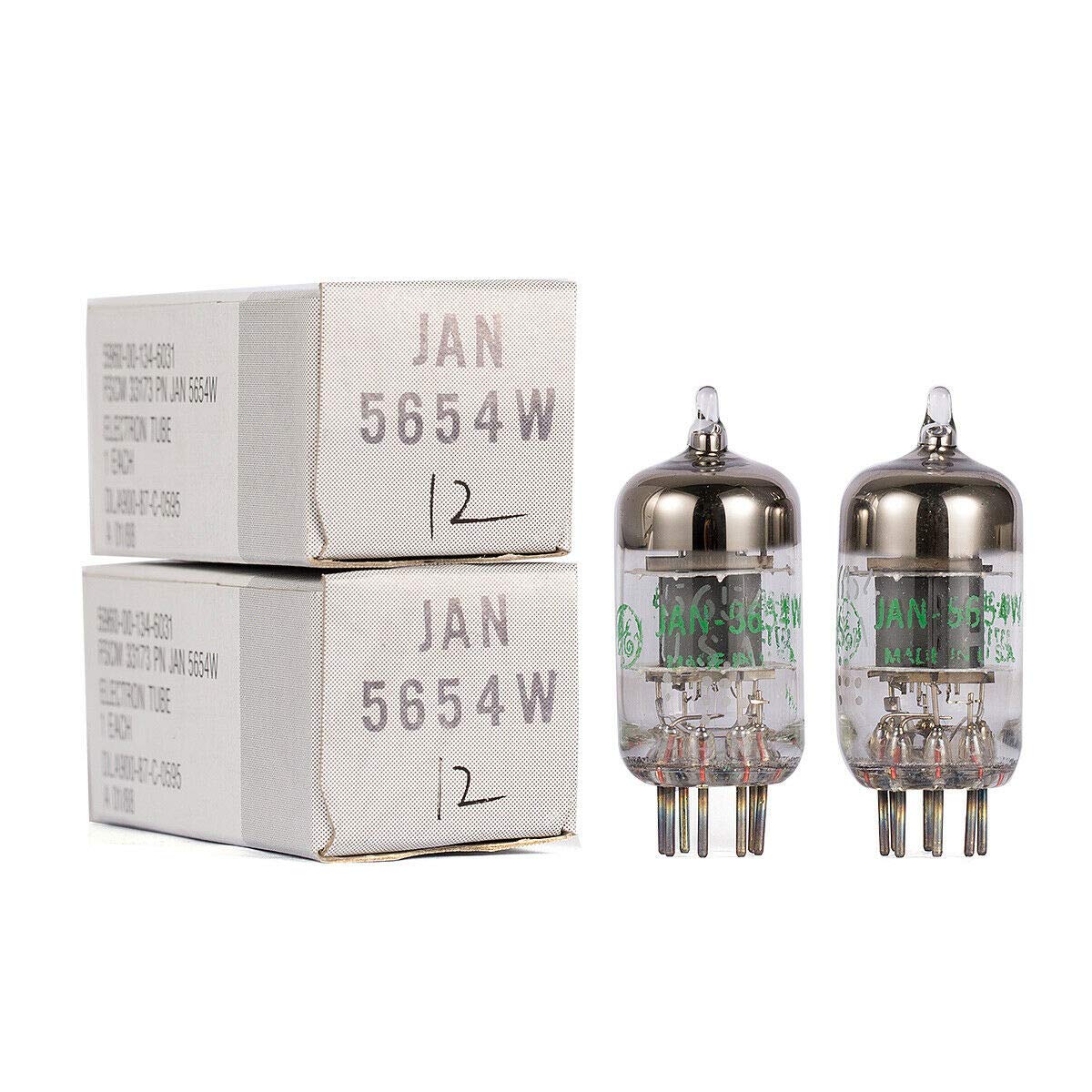 Amazon.com: Matched Pair 7-Pin GE JAN 5654W Vacuum Tubes Upgrade