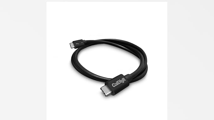 Amazon.com: CalDigit Thunderbolt 4 Cable - 40Gbps 100W Power