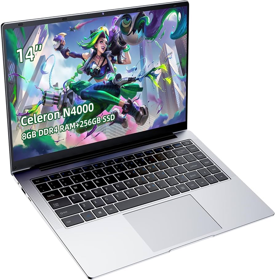 Amazon.com: JSHIX 14'' Windows Laptop,Computer laptops,Celeron