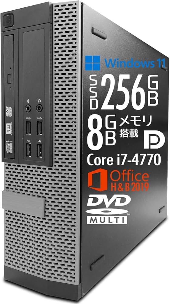 Amazon.co.jp: 【整備済み品】デスクトップPC デル 9020/Win11 Pro/第4